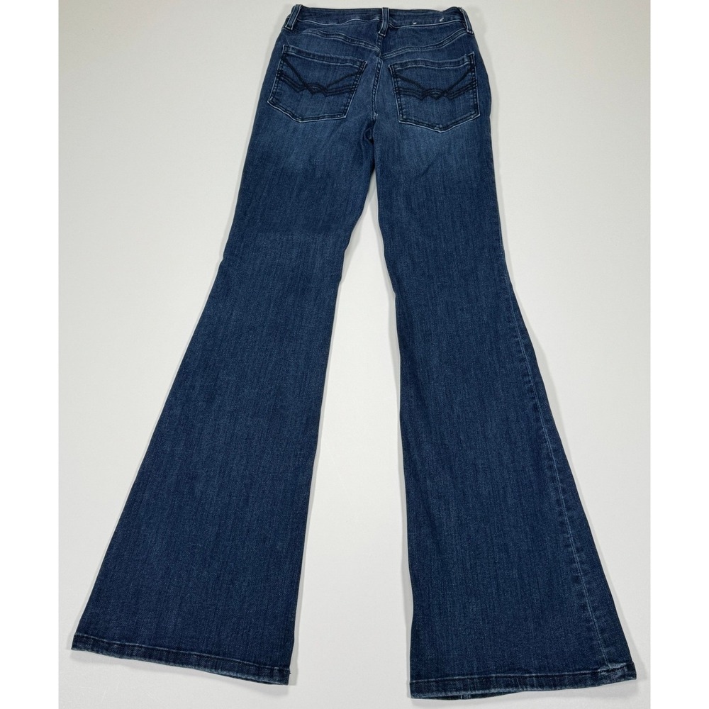 Idyllwind by Miranda Lambert Jeans Womens 8 26x34 Dark High Rise Flare Stretch - Picture 2 of 16